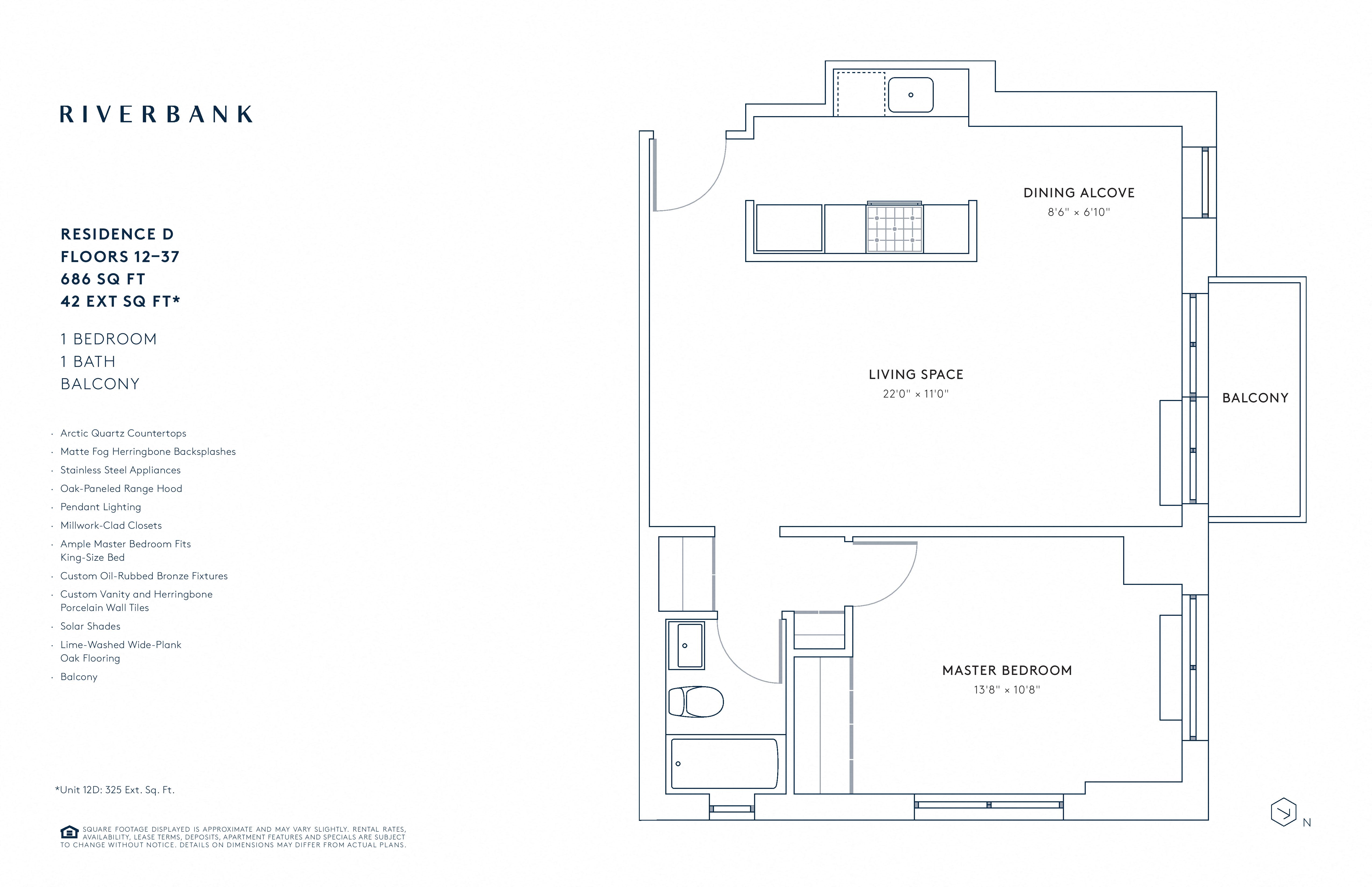 Floorpan image of Unit 18D